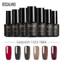 ROSALIND 1323-1864 Гель-лак 7 мл Лак для ногтей УФ светодиодный Гель-лак для ногтей полувернис Перманентный Гель-лак сплошной цвет лак для ногтей