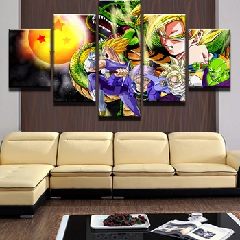

5pcs diy Diamond Painting Cross Stitch Dragon ball Fantasy Art full square Diamond Mosaic beaded Embroidery Rhinestones H267