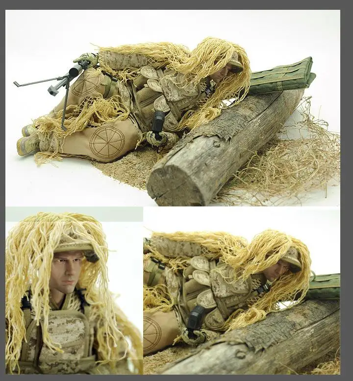 1/6 12-дюймовый Пластик моделирование кукла Пластик коллекция уровень мульти-аксессуар Снайпер с Barrett военная модель солдаты