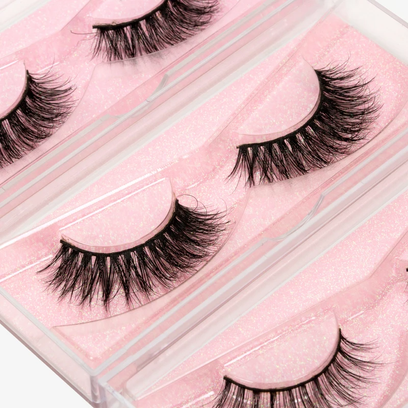 

1 Box Mink Eyelashes 3D Mink Lashes 100% Cruelty free Handmade Mink Hair Exquisite False Eyelashes Natural Lashes