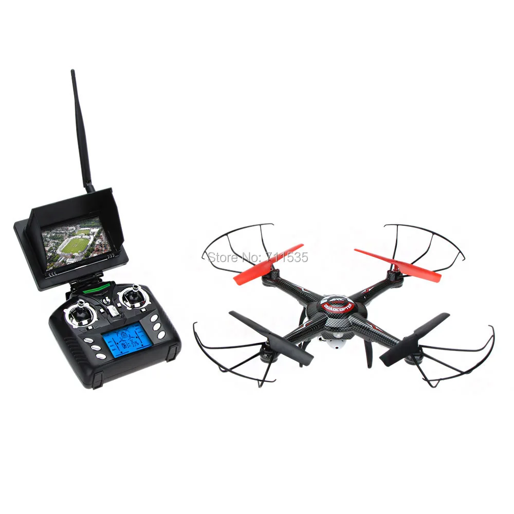 WLToys V686G FPV Дрон 2,4G 4CH 5,8G FPV RC Квадрокоптер с HD камерой один ключ возврат Дрон черный