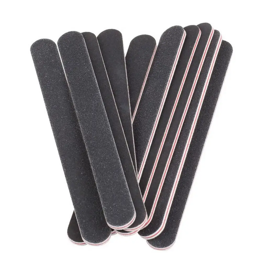 

10Pcs Nail Files Sanding 100/180 Round Grit for Nail Art Tips Manicure Tool Nail Files