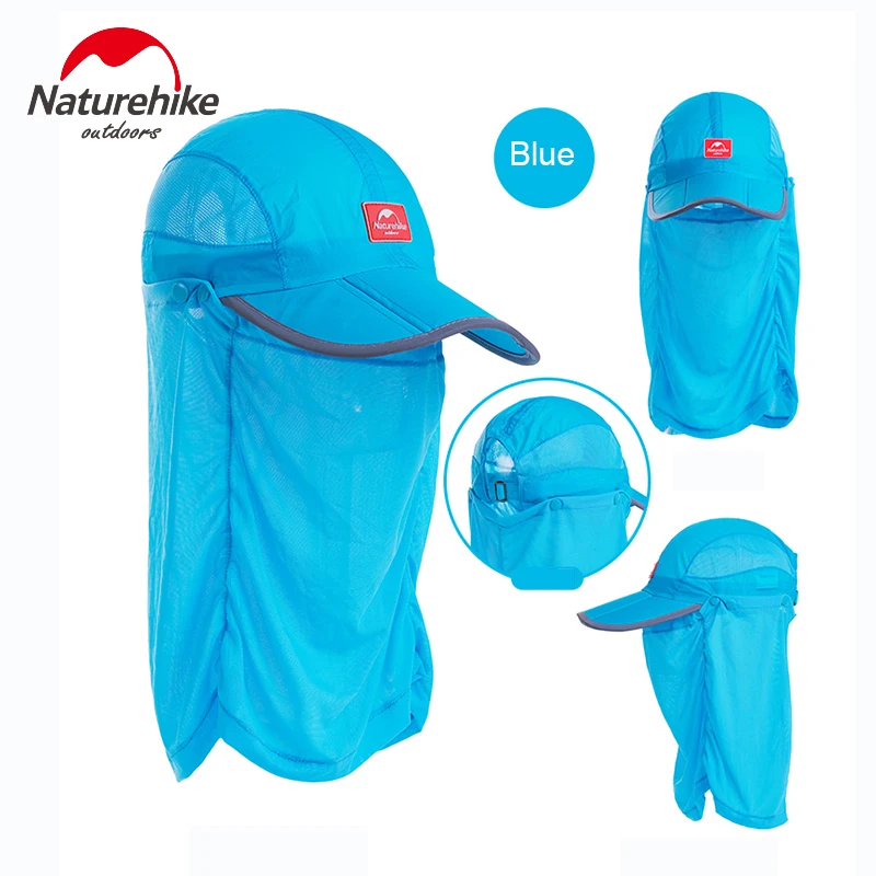 

NatureHike Unisex UV Protection Hat Summer Outdoor Fishing Cap Breathable Hat Quick-dry Sunproof Sun Protcet Face Neck Cover Cap