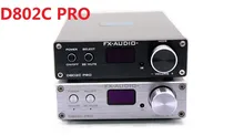 2019 fx-áudio d802c pro Bluetooth@4.2, amplificador digital aptx entrada usb/aux/óptico/coaxial 24bit/192khz 80w * 2 dc32v/5a