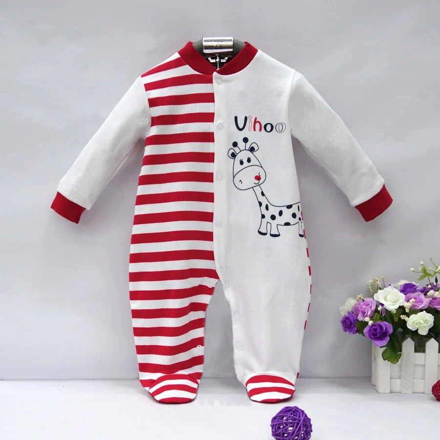 2018 pure cotton newborn boy romper baby girl clothes cute infant