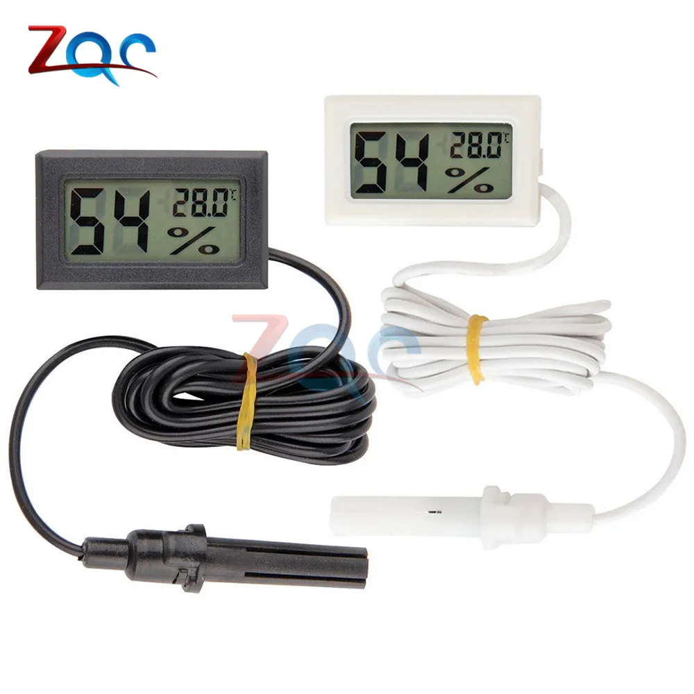 Occasitop Mini-numérique LCD thermomètre//hygromètre//capteur Blanc