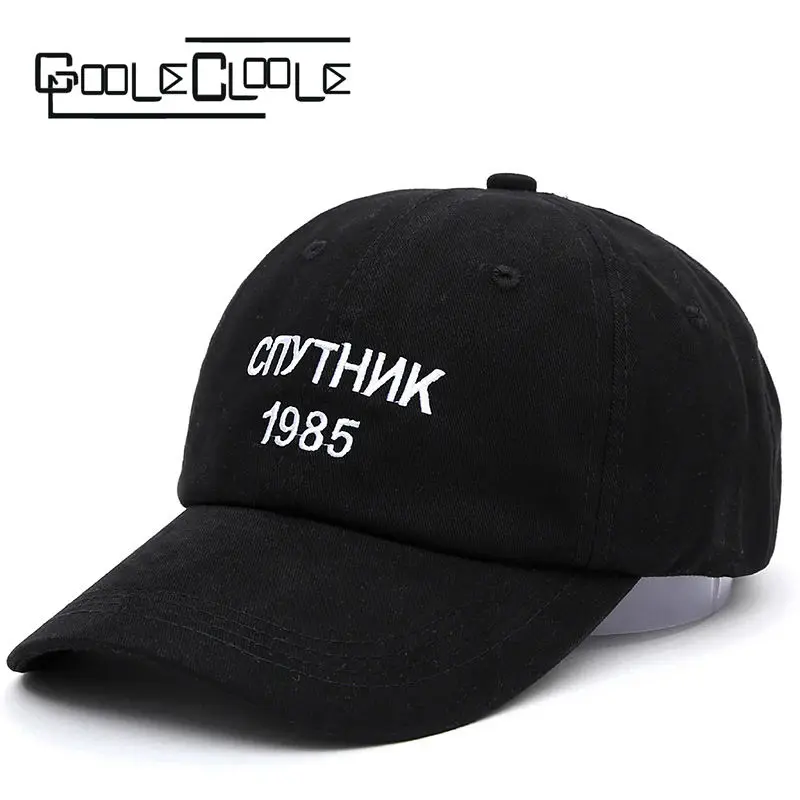 

Cotton Adjustable Baseball Caps GLONASS Vintage Russian Letters Satellite 1985 Men Women Bone Casquette Snapback Cap Dad Hat
