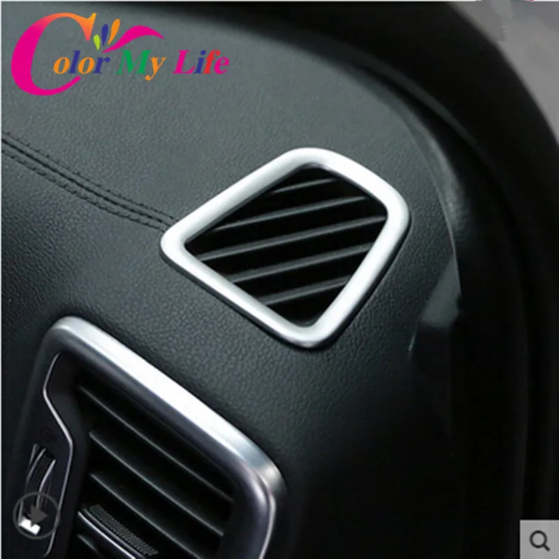 2PCS Inner Air Condition Vent Outlet Cover Trim For Kia Sportage KX5 2016-2017