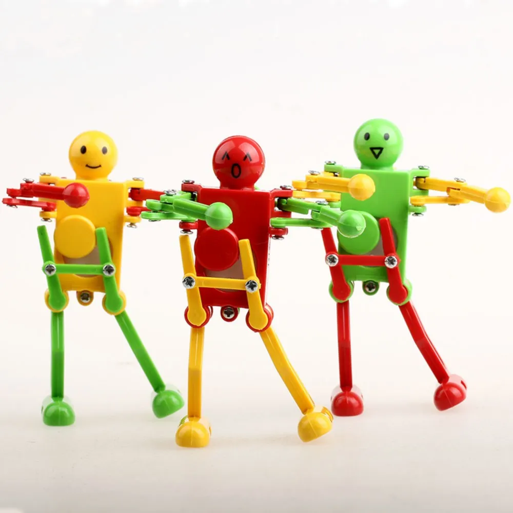 High quality Clockwork Spring Wind Up Dancing Robot For Children Kids