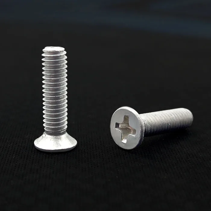 30 шт. M4x5mm 30mm Длина 6061 Алюминий винт Phillips потайной головкой ФИЛ болты KM крест