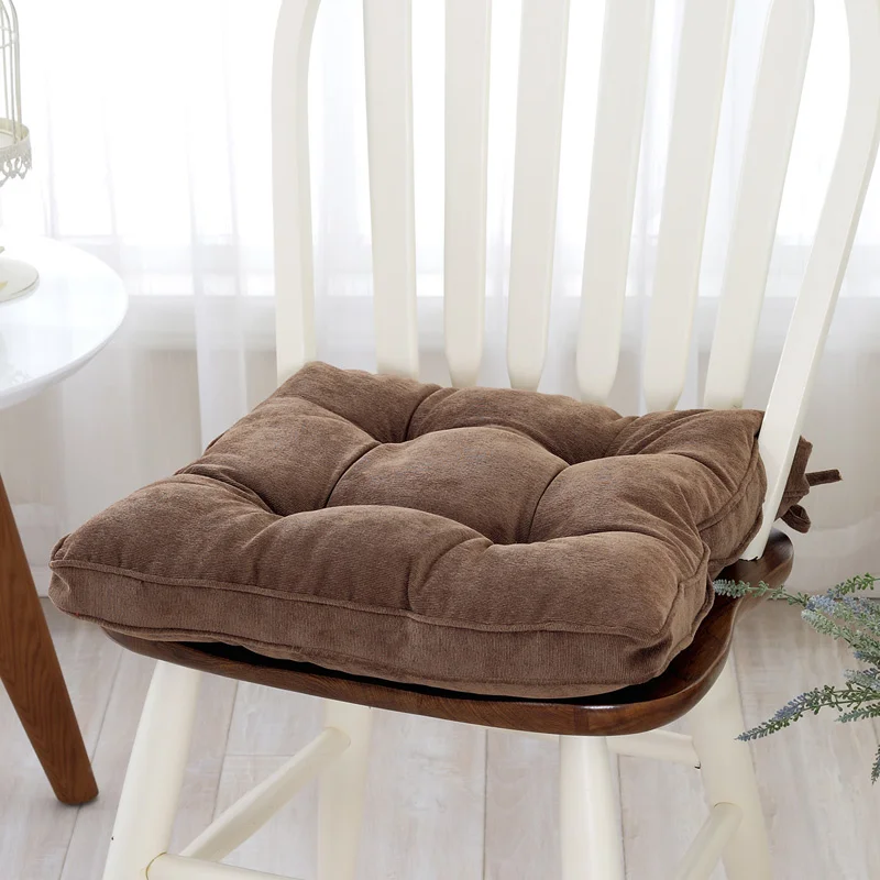 Квадратная Толстая Подушка для сиденья кресла большого размера офисное кресло Сидящая Подушка Матрас многофункциональные напольные подушки для сидения матрац - Цвет: fang kafei