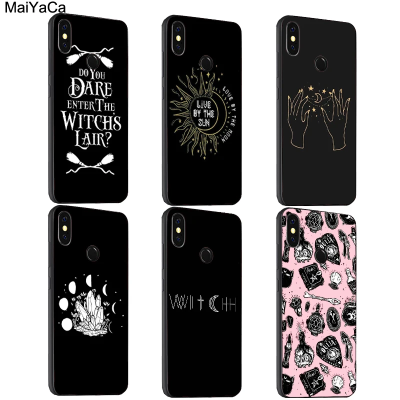 

MaiYaCa Witchcraft Dark Witch Case For Xiaomi Redmi 6 6A 5 Plus S2 Note 7 5A 5 Pro 4X Mi 9 8 SE 6X Mix2s Max3 Shell