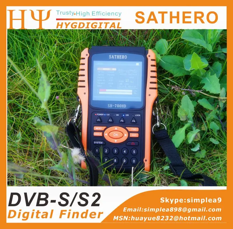 Sathero SH-800HD спутниковый ресивер Dvb-s2 цифровой спутниковый искатель метр Usb2.0 Hdmi выход Satfinder Hd с анализатором спектра