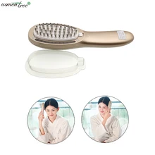 Перезаряжаемая расческа против облысения щетка электрическая Вибрирующая головка массажёр кожи головы Фотон терапия от выпадения волос лечение