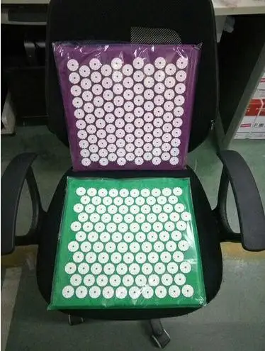 Massage Relaxation Cushion Acupressure Mat Relieve Back Hip Neck Hand Body Stress Pain Acupuncture Spike Yoga Mat