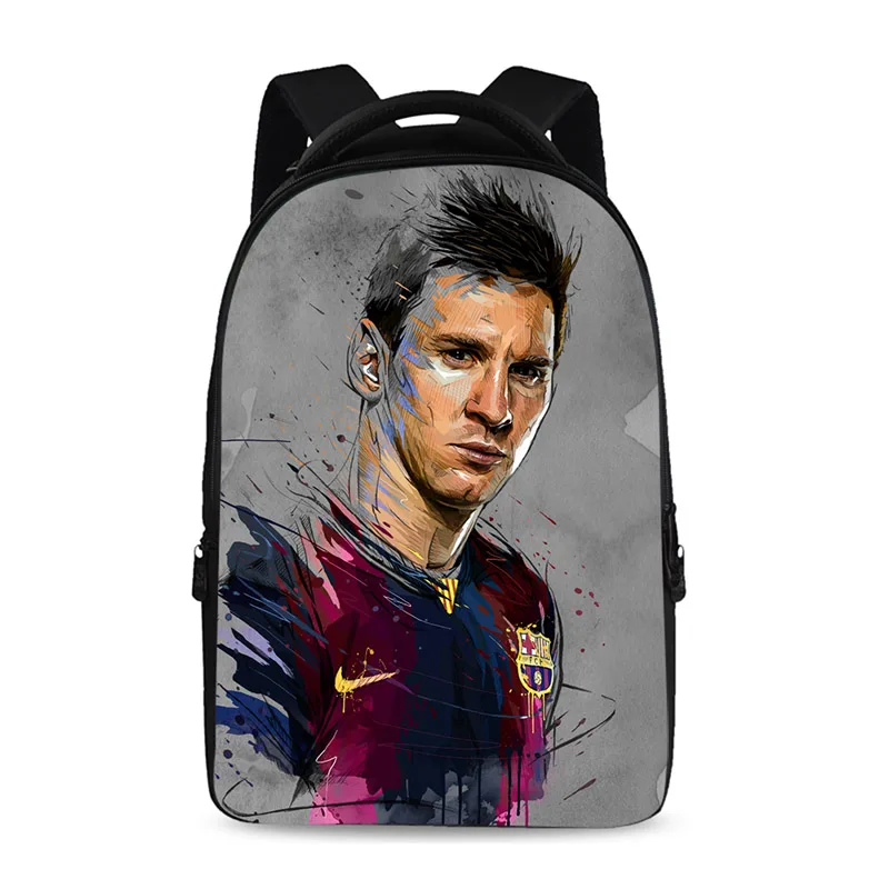 

football player 15.6 inch Laptop Backpack with Large Capacity University Student School Bags Women Mochila