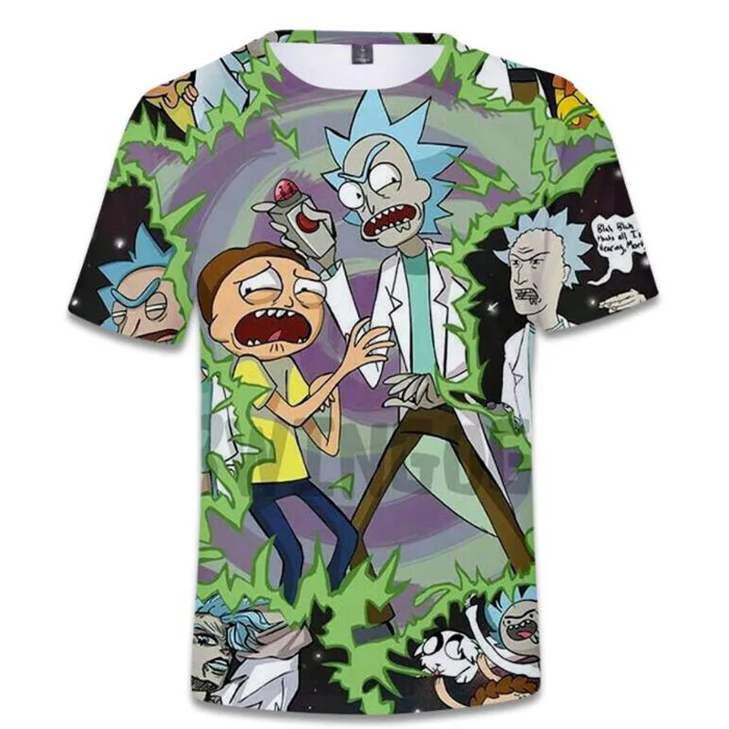 Rick y Morty 3D Print T-Shirt moda de verano Anime Funny Ricky y Morty o-cuello Hombre Camisetas manga corta Camiseta hombres Camiseta Rick y Morty 3D Print T-Shirt moda de verano Anime Funny Ricky y Morty o-cuello Hombre Camisetas manga corta Camiseta hombres Camiseta