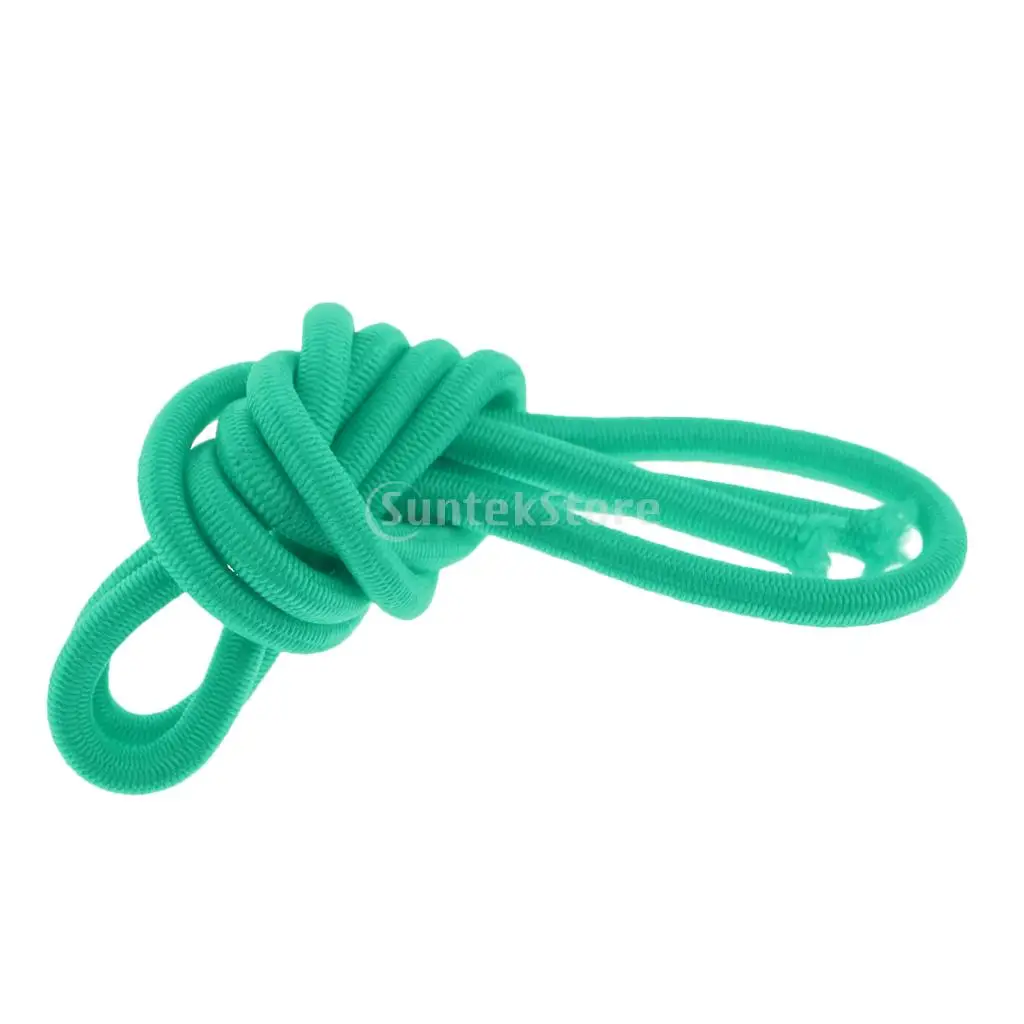 3mm Dia. 0.5-100m High Elastic Bungee Rope Shock Cord Tie Down Roof Racks Boats Trailer Yellow/ Green