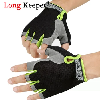

Long Keeper Non-slip Fitness Gloves Men Women Bodybuilding Workout Gloves Breathable Cycling Sport Gloves Half Finger Luvas