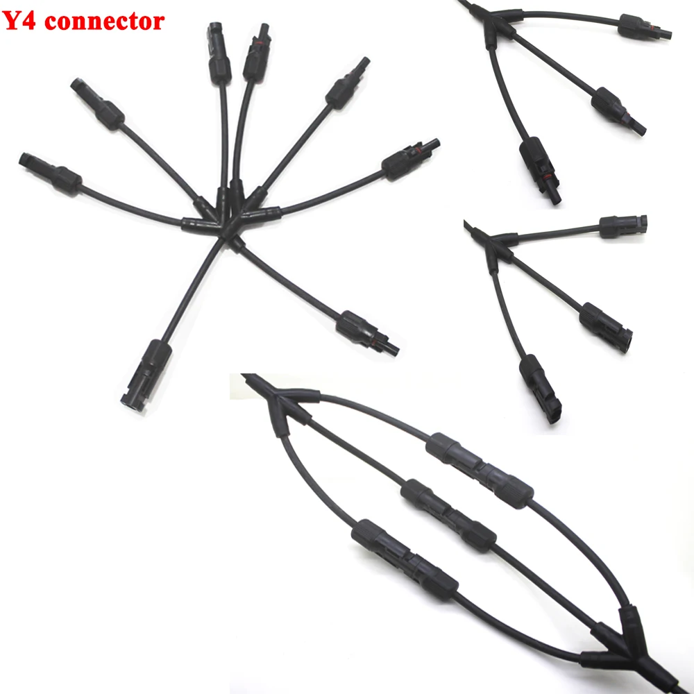 10 pares x conector MC4 macho y hembra, conector de panel Solar MC4 utilzado para Cable Solar 2.5mm2 4mm2 6mm2