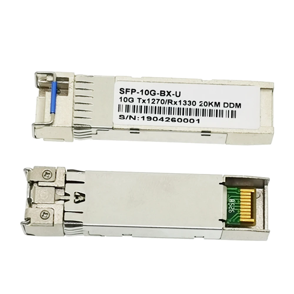 1 пара 10G SFP + BIDI 20 км 1270nm/1330nm LC Разъем moudle приемопередатчик одиночное