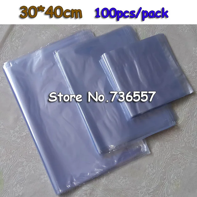 Мягкие прозрачные термоусадочные пакеты из ПВХ 30 х40 см|bag bag|bag materialbag cosmetic bag |
