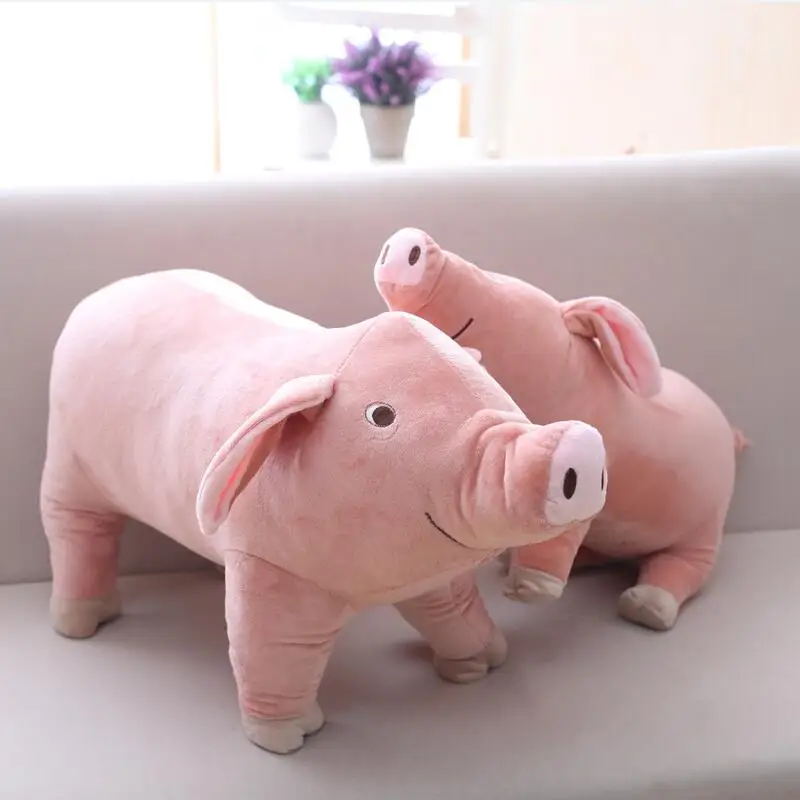 40cm Simulation Plush Pig Toy Soft Stuffed Animal Pig Doll Lovely