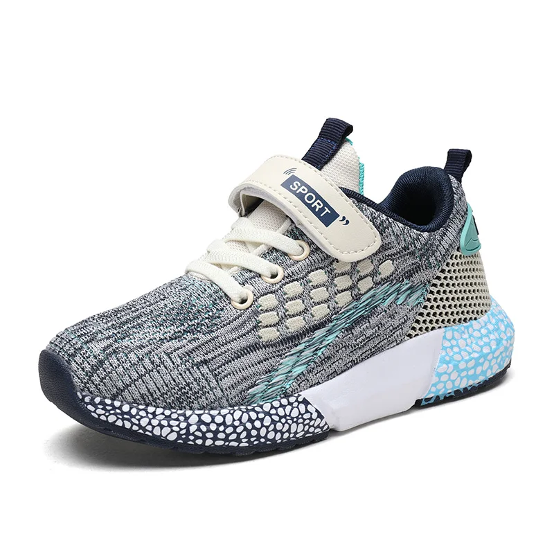 blue Adidasy dzieciece/детская обувь для мальчиков и девочек; детские кроссовки для мальчиков; теннисные Спортивные Детские кроссовки; дизайнерские бренды обуви - Цвет: blue
