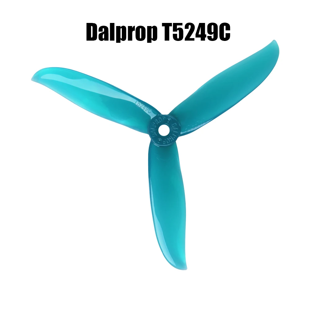 

10 Pairs DALPROP CYCLONE T5249C T5249BN 5249 Tri Blade Propeller Compatible POPO System Propeller for FPV Racing Drone