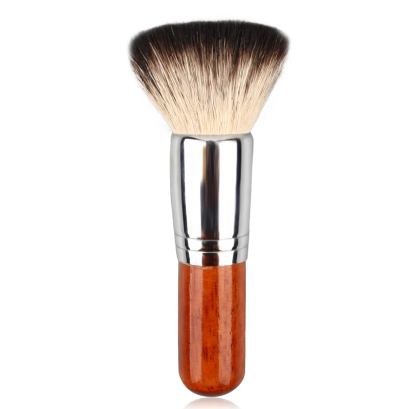 

BBL 1pcs Goat Hair Flat Makeup Brush Loose / Compact Powder Blush Brush Makeup Tools Buffing Premium Quality Brochas Maquillaje