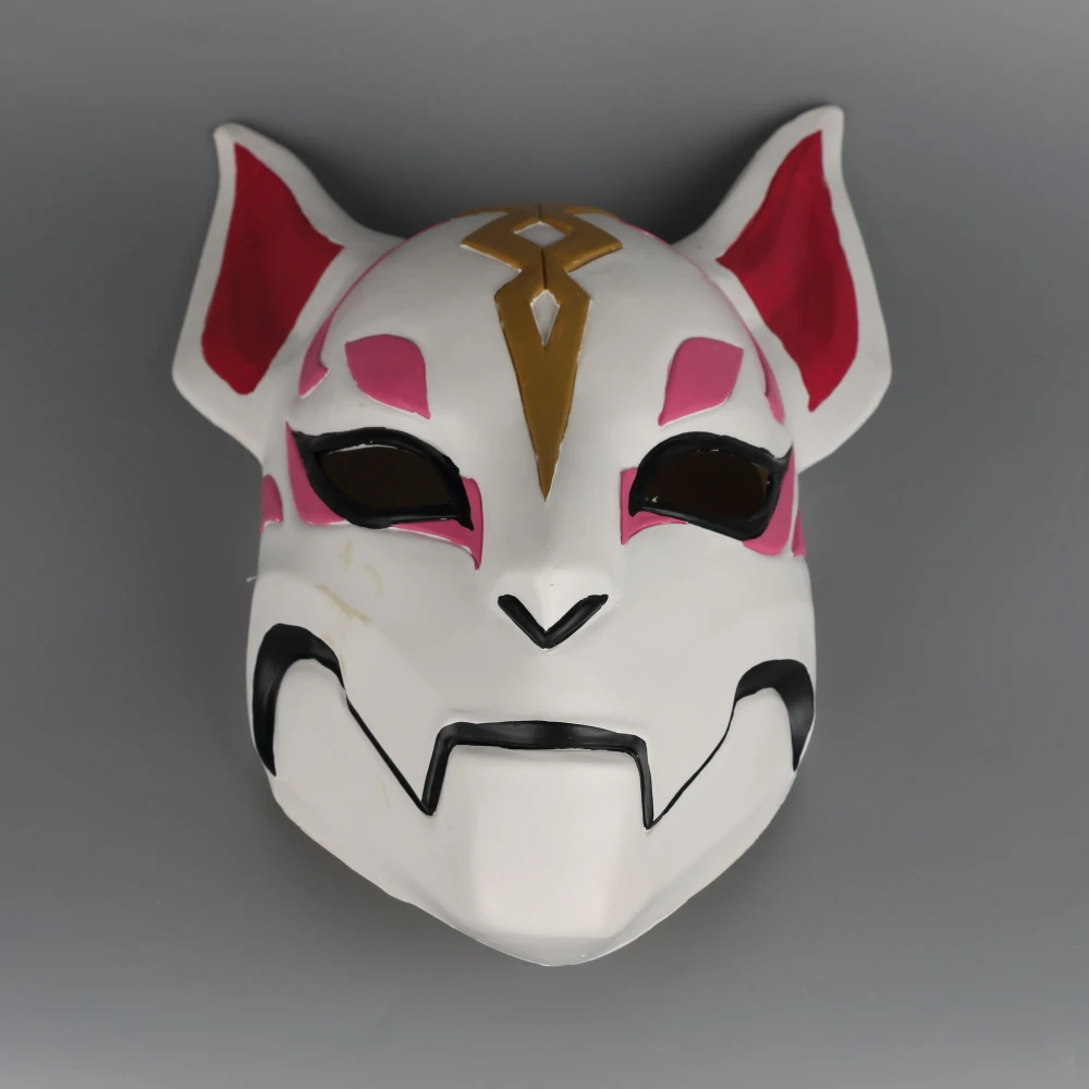 Игра дрейф маска лиса kitsune животное Полная Голова маска для взрослых унисекс Маскарад шлемы реквизит вечерние Хэллоуин нарядное платье