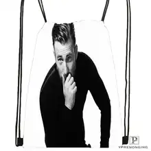 Custom chris_evans_actor_guy_ DrawstringBackpackBagforMan Woman Cute Daypack Kids Satchel (Black Back) 31x40cm#20180611-03-163