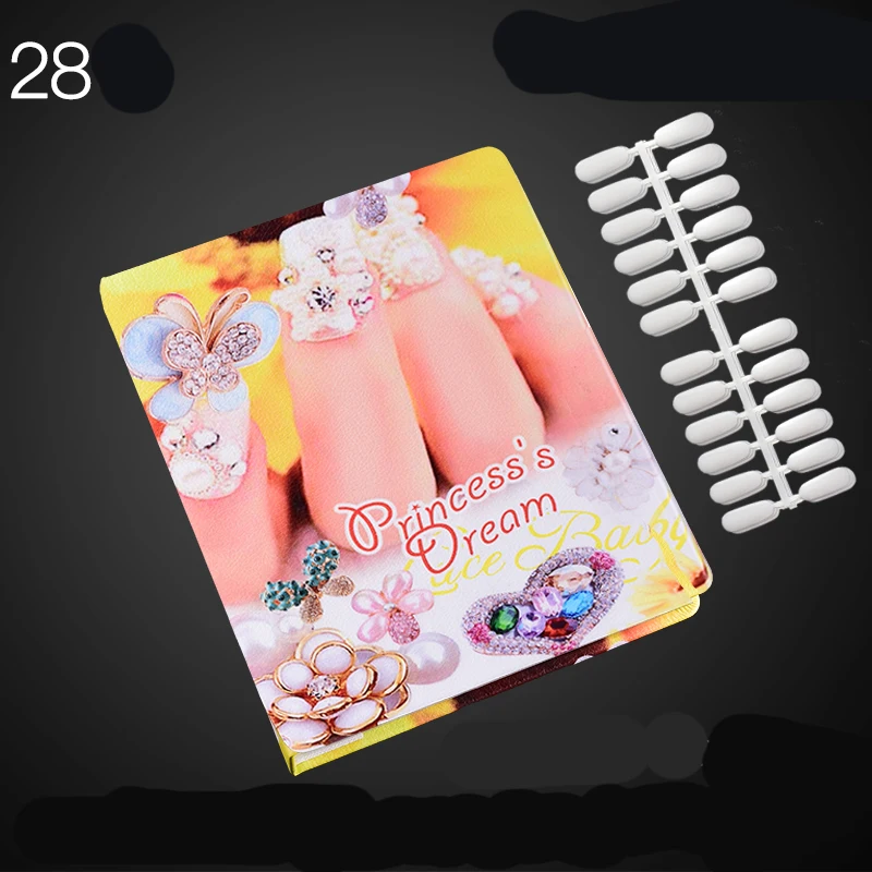 

160Colors Professional Nail Display Book Beauty Nail Art Display Card Manicure Showing Book With Full Nail Tips