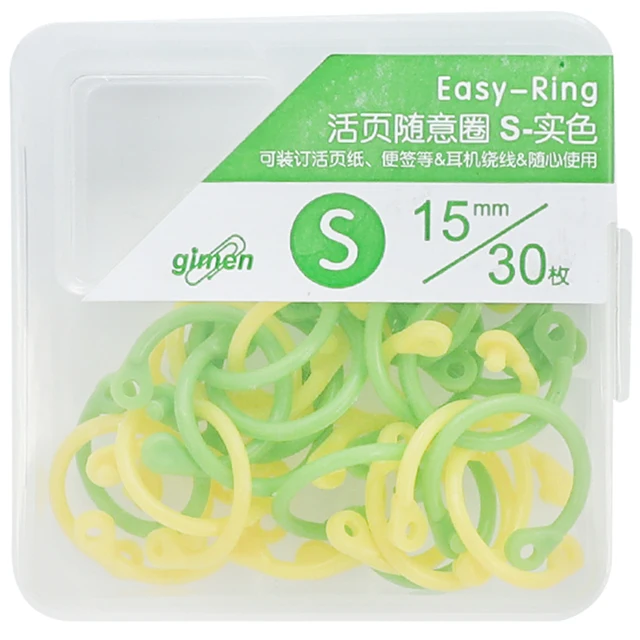 Creative Plastic Multi-Function Circle Ring DIY Albums Loose-Leaf Book Binder Hoops Office Binding Supplies