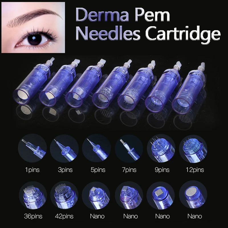 

Naald Dr. pen Microneedle A6 Needle Cartridge For Auto Electric Micro Rolling Derma Stamp Therapy Skin Care Machine Needles Tool