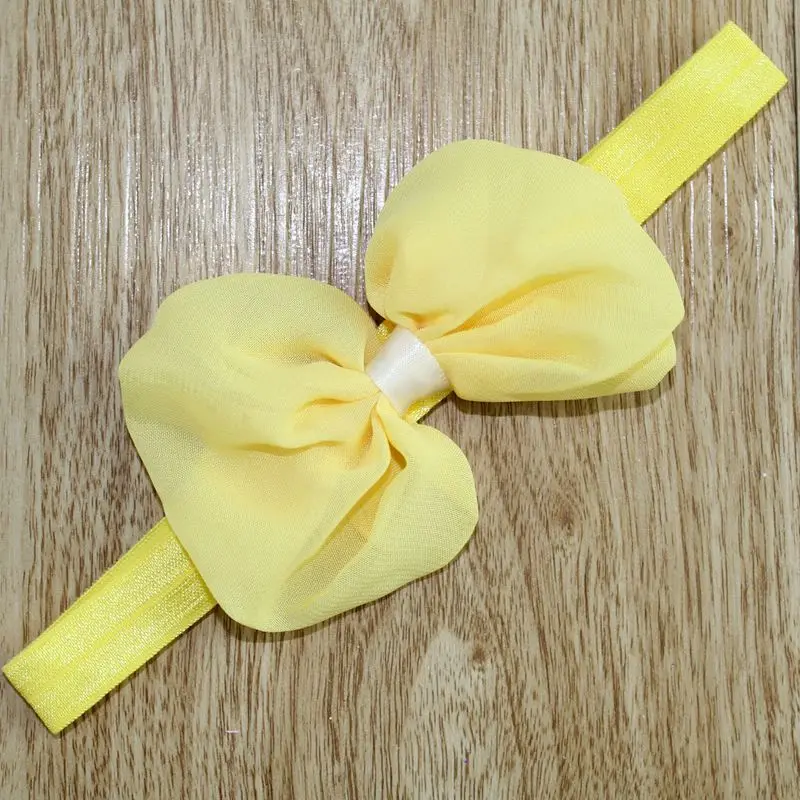 

Cute Baby Headbands Bunny Ear Elastic Children Kids Hair Accessories Fashion Hairbands Girls Nylon Bow Headwear Headdress Gift