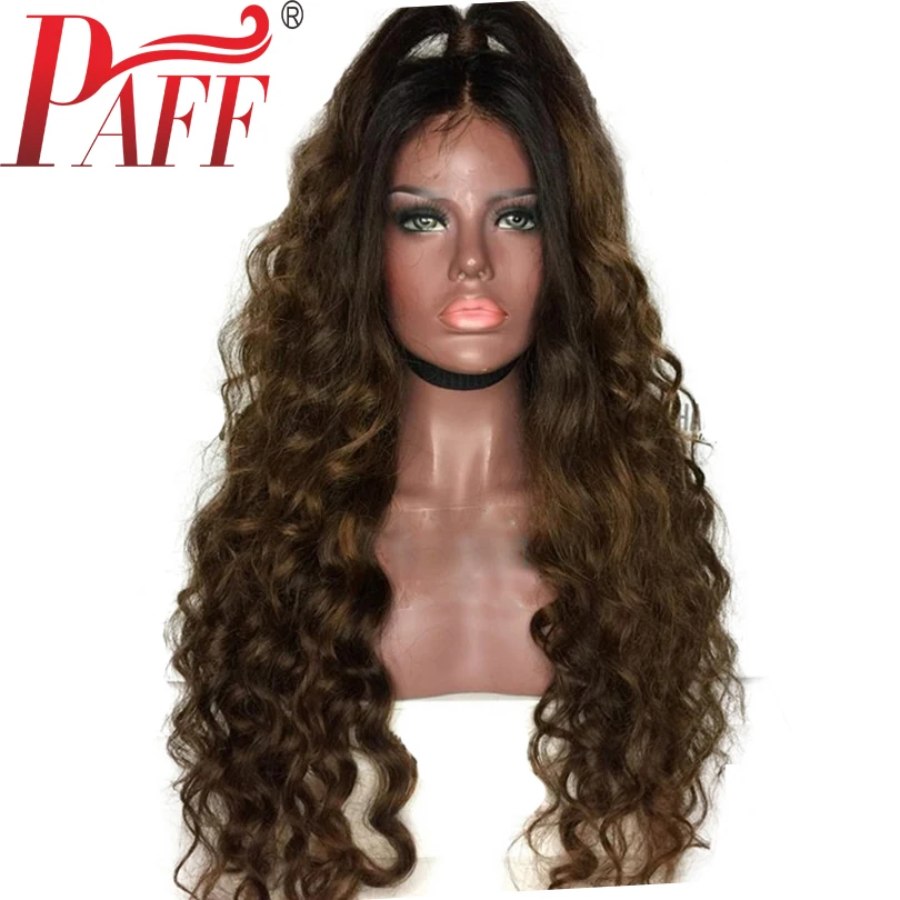 Full Lace Human Hair Wigs Brown