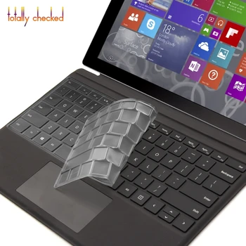 

For Microsoft Surface Pro 4 Ultra thin TPU laptop Keyboard Cover Skin Protector