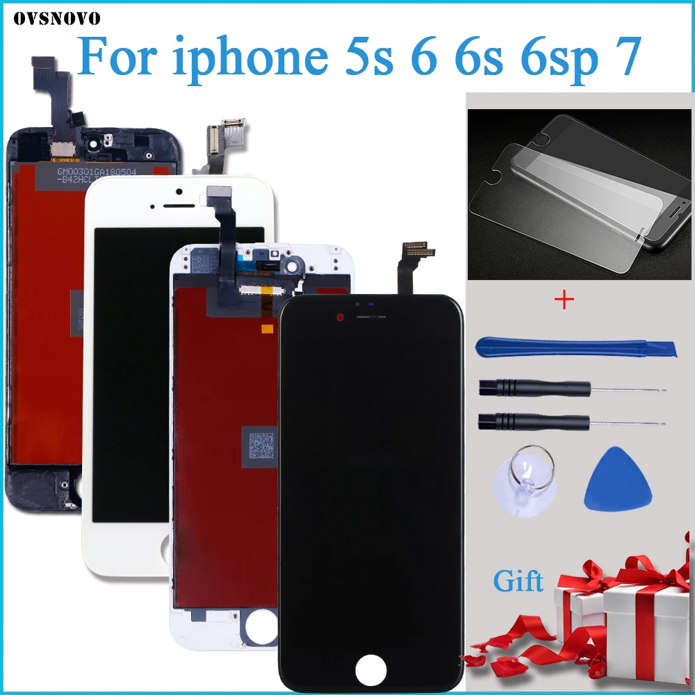 Grade Aaa + + + Per Il Iphone 6 6 S Plus Lcd Con 3D Forza Di Touch Screen Digitizer Assembly Per Il Iphone 5 S Display No Dead Pixel