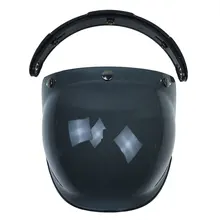 Motorcycle Motorbike Flip Down Retro Helmet Visor Bubble Shield Lens Base