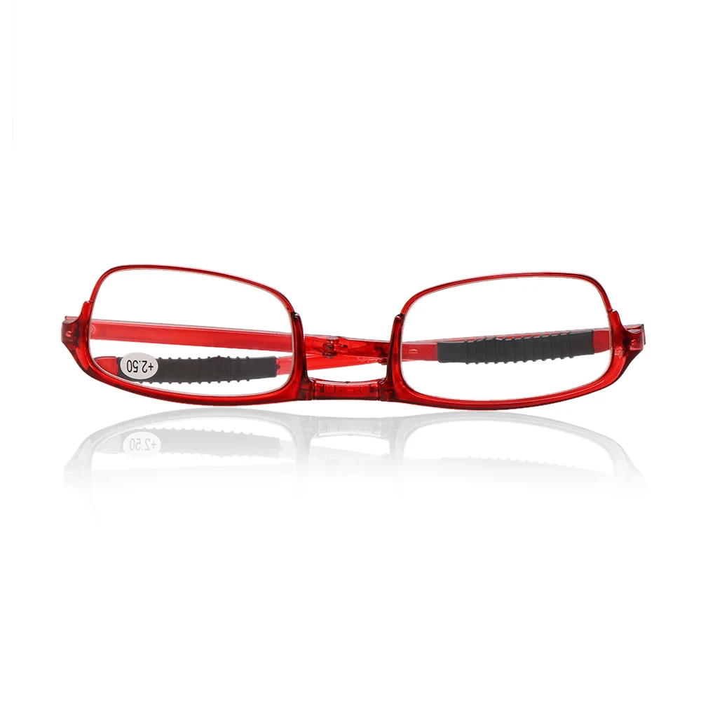 Gafas de lectura plegables Unisex Okdeals con funda + 1,0 + 1,5 + 2,0 + 2,5 + 3,0 + 3,5 + + 4,0 lupa para mujer y hombre gafas