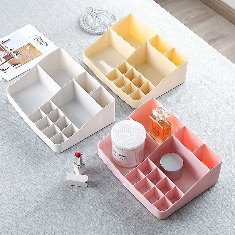Makeup Organizer Cosmetics Plastic Storage Box Creative Skin Care Products Multi-function Jewelry Desktop Dressing Organizador