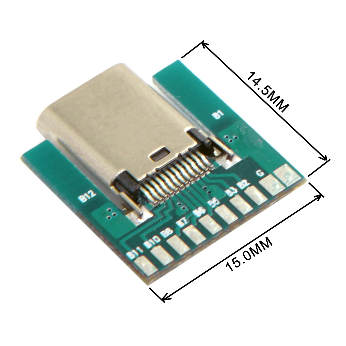 

Xiwai USB 3.1 Type C Female Socket Connector Plug SMT Type With PC Board DIY 24pin