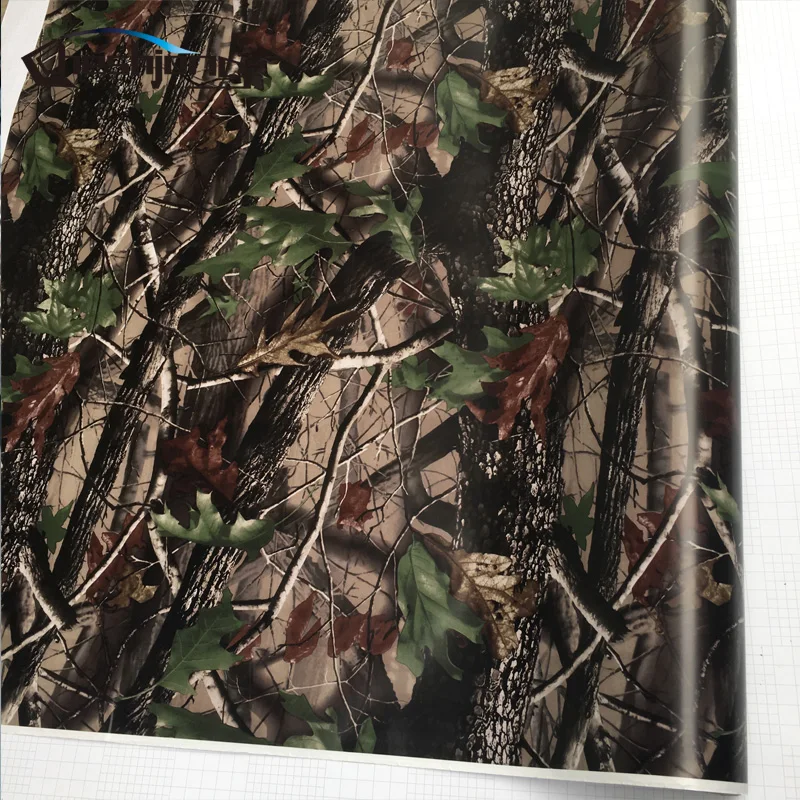  Break Up Real Camo Tree Vinyl Car Wrap PVC Adhesive Real Tree Camouflage Film For Truck Hood Roof M