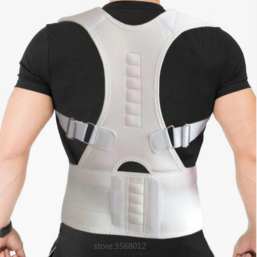Posture Corrector Men Back Corset Back Support Belt Orthopedic Back Straightener Belt