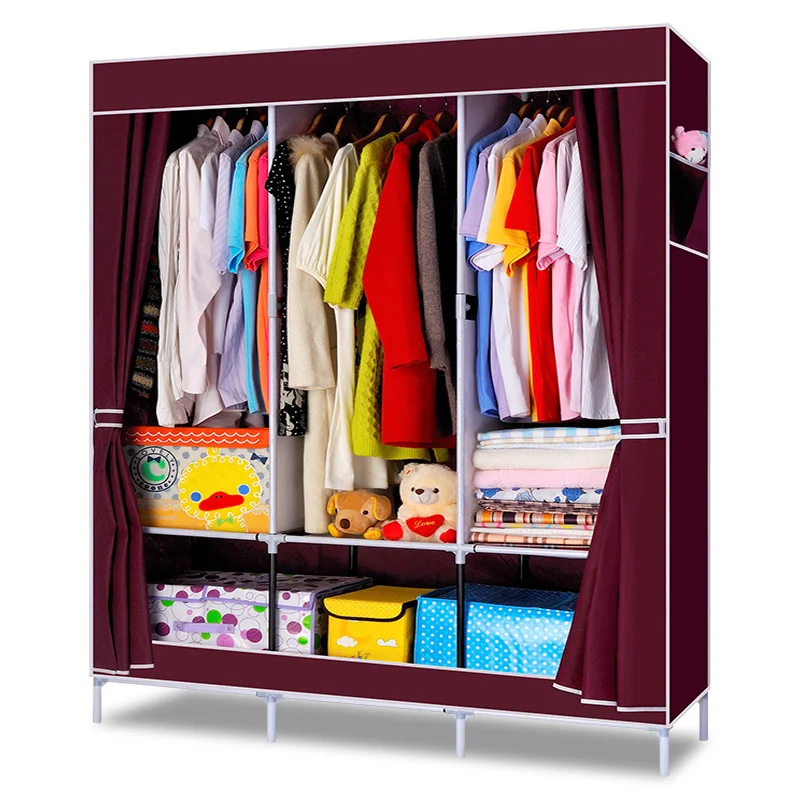 Free Shipping Diy Cloth Wardrobe Combination Non Woven