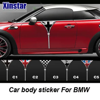 

2pcs/lot good quality PVC car body sticker For bmw mini R56 R57 R58 R59 R60 R61 R62 F54 F55 F56 F60