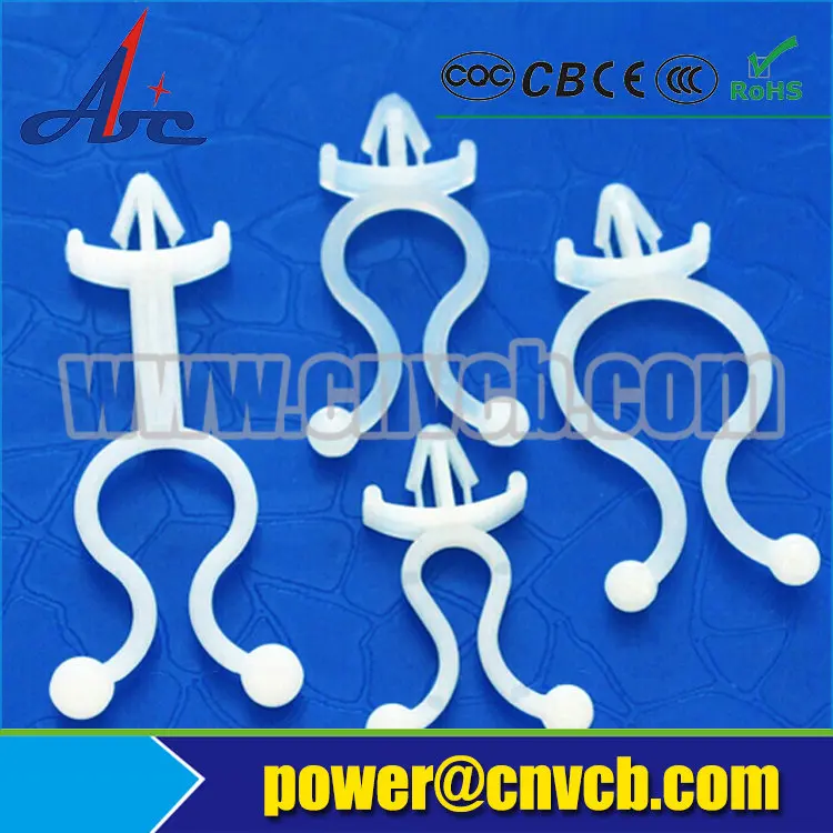 PL 0048 Plastic Cable Clamps nylon wire mount reusable Nylon cable