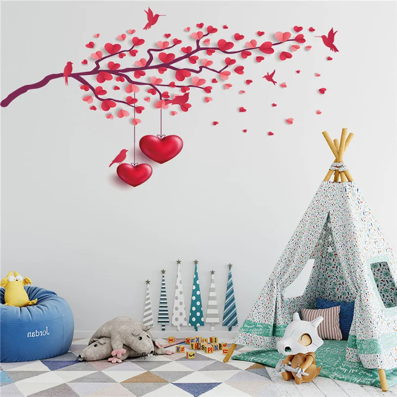 Stickers Muraux 3D Mobile Creative Wall Stickers For Kids Rooms Home Decor Kitchen Window Adesivo De Parede 30FY2007