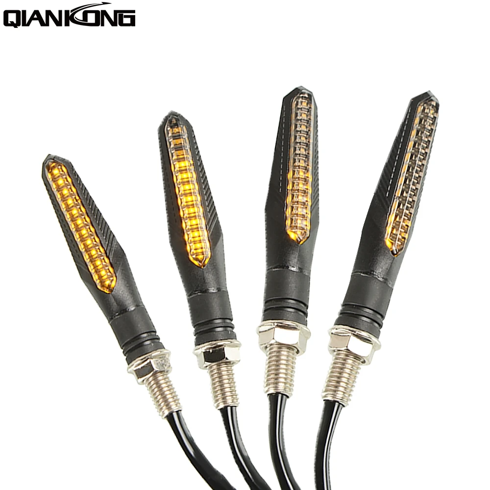 

Motorcycle LED Turn Signal Lights Direction Indicators For YAMAHA XJR400/1300 FJR 1300 BMW Suzuki GSXR1000 GSXR600 GSXR750